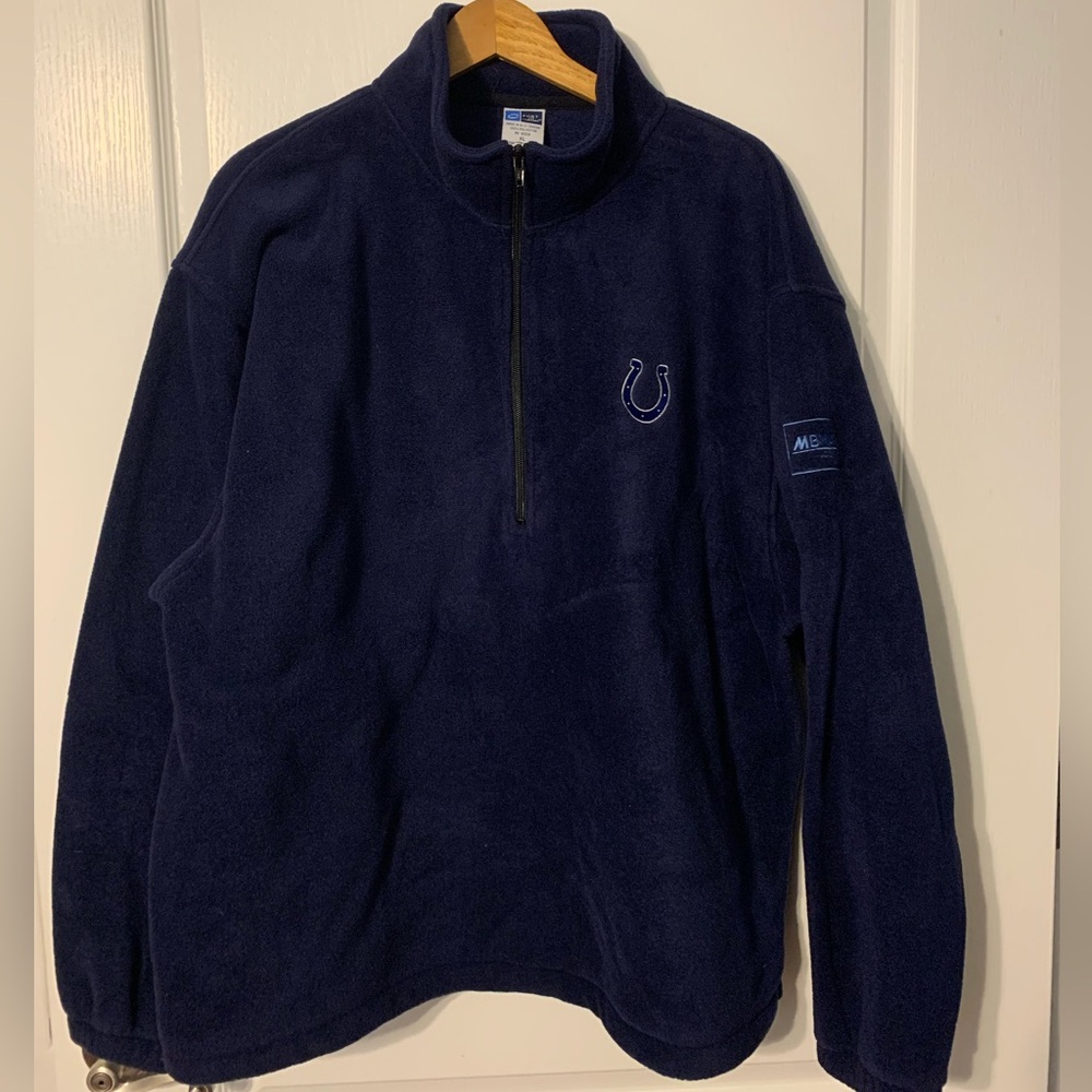 Port and Company Navy Zip-Up Sweater